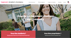 Desktop Screenshot of logement-etudiant-chambery.org