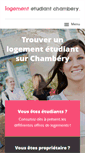 Mobile Screenshot of logement-etudiant-chambery.org
